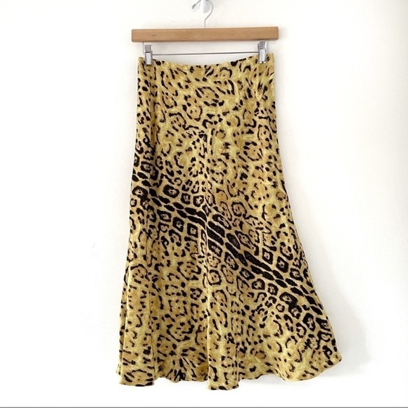 NEW Kobi Halperin Kathy Animal Print Midi Skirt - Picture 5 of 7